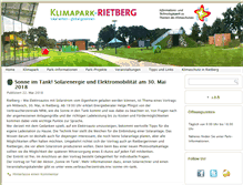 Tablet Screenshot of klimapark-rietberg.de